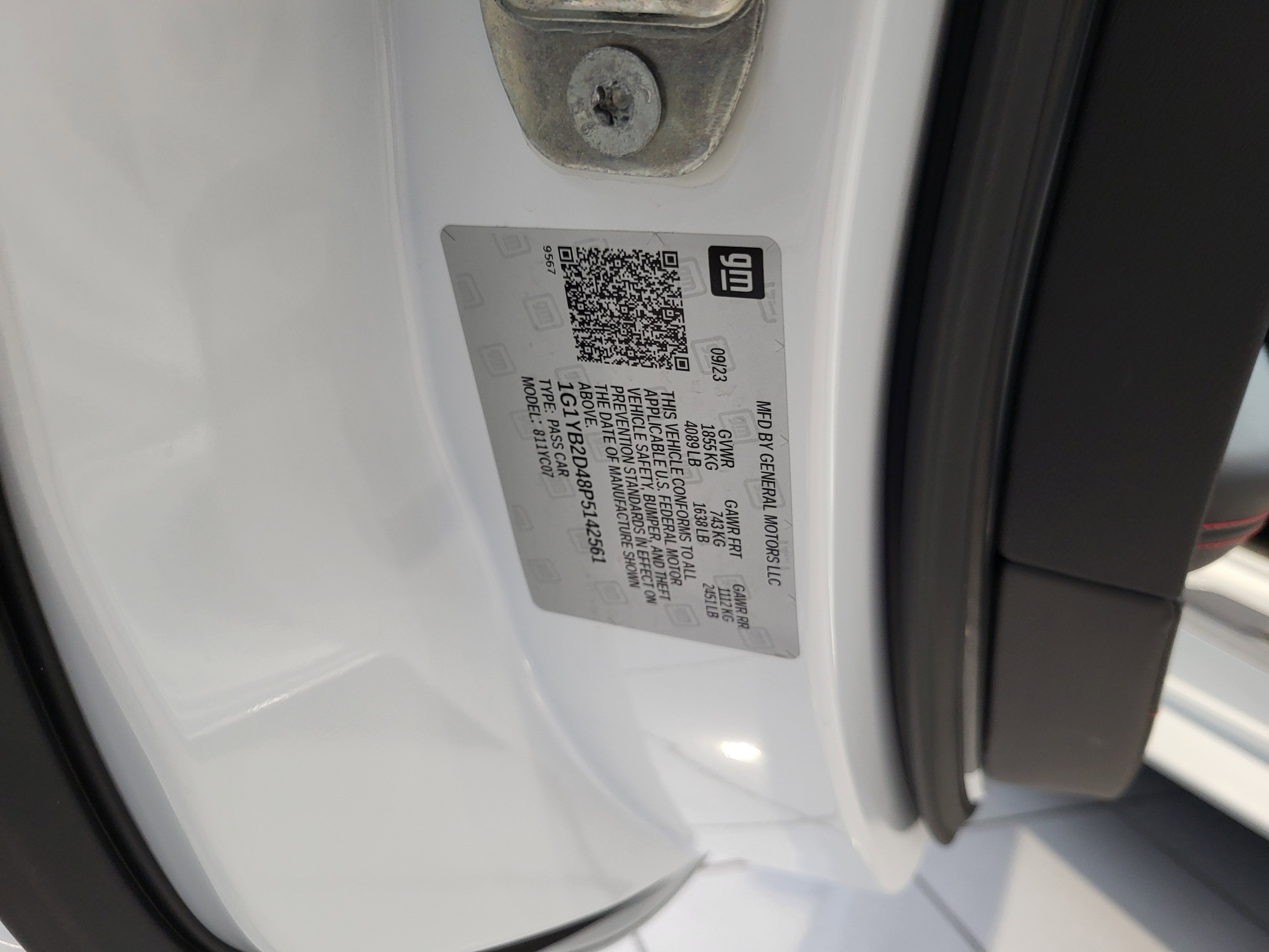 2023 Chevrolet Corvette Stingray 2LT